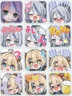 12 kinds set "Virtual YouTuber WeatherPlanet in E-DINER Trading Stamp metal badge"