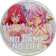 ステファニー・ドーラ＆ジブリール 「ノーゲーム・ノーライフ POP UP SHOP ～パジャマパーティー～ 描き下ろしトレーディング缶バッジ ナイトウェア ver.」