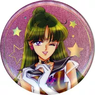 スーパーセーラープルート 「美少女戦士セーラームーン オーロララメ缶バッジ(B)」 オフィシャルファンクラブ Pretty Guardians/セーラームーンストア/ローソン限定