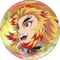 Kyojuro Rengoku Glitter metal badge Vol. 2 "Kimetsu no Yaiba" Jump Shop Limited