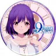 Satsuki Naruse "9-nine-Ruler's Crown COLLABORATION STELLAMAP Cafe Trading metal badge"