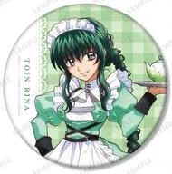洞院リナ 描き下ろし メイドver. BIG缶バッジ 「ぴちぴちピッチ」