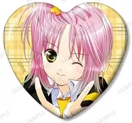 日奈森あむ(4巻表紙イラスト) 「しゅごキャラ! トレーディング表紙イラストハート型缶バッジ」