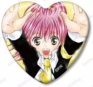 日奈森あむ(10巻表紙イラスト) 「しゅごキャラ! トレーディング表紙イラストハート型缶バッジ」