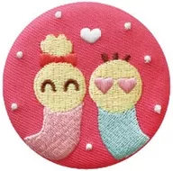ニャッキ＆ピンクちゃん 「ニャッキ! シークレット刺繍缶バッジ」