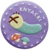 ニャッキ(パープル) 「ニャッキ! シークレット刺繍缶バッジ」