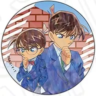 江戸川コナン＆工藤新一 「名探偵コナン カンバッジ(ブラインド) PALE TONE series コナンと一緒 ver.」