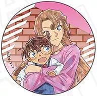 江戸川コナン＆工藤有希子 「名探偵コナン カンバッジ(ブラインド) PALE TONE series コナンと一緒 ver.」