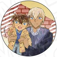 江戸川コナン＆安室透 「名探偵コナン カンバッジ(ブラインド) PALE TONE series コナンと一緒 ver.」