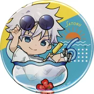 五条悟A 缶バッジ 「まるくじ 呪術廻戦 懐玉・玉折 【ちゃぽんっ!】」 小吉-1