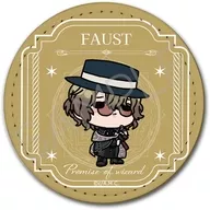MJ.ファウスト レザーバッジ(丸形) 「魔法使いの約束」