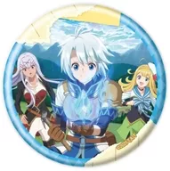 キービジュアルB 「勘違いの工房主～英雄パーティの元雑用係が、実は戦闘以外がSSSランクだったというよくある話～ 缶バッジ 01.公式イラスト」