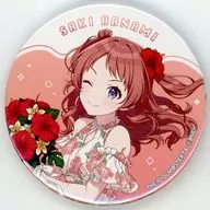 花海 咲季 "Gakuen Idol japonés Master ×SWEETS PARADISE 3 th Trading Natural metal badge"