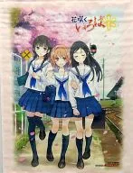 Ohana & Tamiko & Naoko A3 Tapestry "DVD/Blu-ray Hanasaku Iroha" 1 ~ 4 volumes Gamers linked Purchase benefits