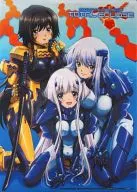 Yui & イーニァ & Chris Carr B2 Tapestry "Blu-ray/DVD Muv-Luv Alternative TOTAL ECLIPSE" WonderGOO Whole Volume Purchase benefits