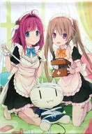 真白&莉佳B2新插图护理挂画「苍之彼方的四重奏」C90周边