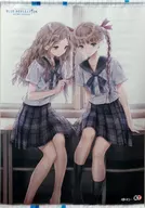 [単品] 司城夕月＆司城来夢 B2タペストリー 「PS Vitaソフト BLUE REFLECTION 幻に舞う少女の剣 ファミ通DXパック」 同梱特典