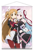 "Sword Art Online : The Dramatic Scale :" Extra Large Double Suede Tapiz of Asuna & Shin Yu-na