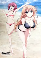 尾上世莉架＆来栖乃々(浜辺) 描き下ろしB2タペストリー 「Blu-ray/DVD CHAOS;CHILD」 ソフマップ全巻購入特典