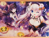 Trick or Momo & Kuro? (Sasai spoon) B2 Tapestry