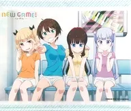 Yun & Hajime & Hifumi & Aoba B3 Tapeçaria "NEW GAME! Museum in AKIHABARA Gamers Head Office - Nível 5 ~"