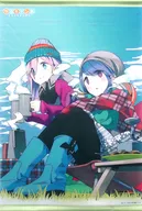 Nadeshiko & Lynn (Sit/Background Blue Sky) B2 Tapiz "Yuru Camp△" C93 Productos