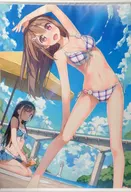 Mayu Togawa & Senna Nanase (swimsuit) B1 Tapestry "Koi suru Girlfriend no Clumsy Butai" 2016 summer goods mail-order