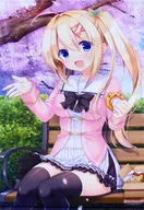 Mizutani Yoshino B2 Tapiz (la versión china tiene el mismo patrón especial) "Sakura Hitohira Koi mo yo" C95 Goods