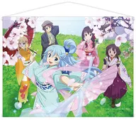 Group Drawing Illustration B2 Tapestry "KonoSuba: God's Blessing on this Wonderful World! Red Legend"