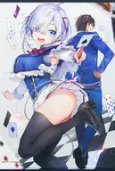 [単品] 砕城可憐＆砕城紅蓮 B2タペストリー(MFたぺJ) 「ライトノベル 自称Fランクのお兄さまがゲームで評価される学園の頂点に君臨するそうですよ? 第5巻 MFたぺJセット」 同梱特典