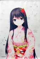Shiramine 莉花 Sakura Version (Coffee Kizoku) B2 Tapeçaria