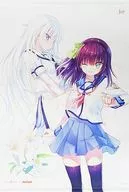 Shiroha & Yuri Corabo B2 Tapestry 「 Summer Pockets x Angel Beats! 」 character1 Street2019 Goods