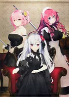 [A la carte] Flato x Thine Shiro x Gizan Drawn Double Suede B2 Tapeçaria "White Blade Sparkling Love Shirabe" Electric External Festival 2019 Winter in shinjuku Goods