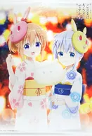 Cocoa & Chino (Anime Ver. 2019) Grande Tapeçaria "Seu pedido é coelho?"