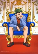 "Daiya no Ace Act II", una ilustración dibujada por Yōichi Kuramochi, el trono ver. Tapiz de B2