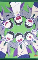 6つ子 B2タペストリー 「Blu-ray えいがのおそ松さん 赤塚高校卒業記念BOX」 とらのあな購入特典