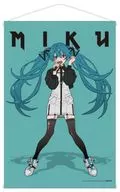 初音ミク(バンドver. Art by tarou2) 描き下ろしイラスト B2タペストリー 「ピアプロキャラクターズ」