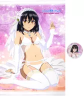 姫柊雪菜(婚禮泳裝)B2W絨麵革掛畫(附徽章)"噬血狂襲STRIKE THE BLOOD IV>AIR同人志即賣會2件商品