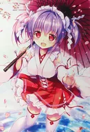 水色櫻花色巫女色女僕B2掛畫