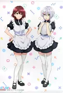 日南葵 & Kikuchi Fuka B2 Tapeçarias "Blu-ray/DVD Low Chara Yuzaki-kun" Gamers Bônus de compra de todos os volumes