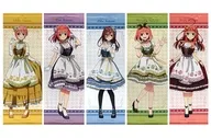 5-Type Set Slim Tapestry "The Quintessential Quintuplets ∬ Hitatki! Trading metal badge Vol. 2" Prize