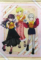 Rare Ichino 瀬志 & Frederica Miyamoto & Shuko Shiomi B2 Tapestry "idol Master Cinderella Girls ×TOWER RECORDS"