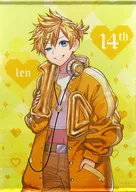 Kyoon Len B2 Tapestry "Rakuten Collection VOCALOID Kagamine Rin/Len Happy 14th Birthday" B-2 Prize