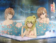 B2 Tapestry "Blu-ray/DVD A Certain SCIENTIFIC Railgun T Vol. 1 ~ 4" drawn from B2 animation of Mikoto Misaka, Shokuhou Misaki and Misaka sisters "Ambush Interlock Purchase benefits"
