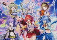 Collection B2 Tapestry "Virtual YouTuber 774 inc. Cross Piece of Scarlet Wings 1st Page Place of Beginning"
