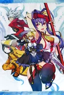 [A la Carte] Gathering A3 Tapestry "BLAZBLUE CENTRALFICTION Official Setting Material Collection ebtenDX Pack" Bonus included in the package