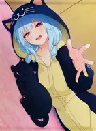 Tang 朽氷 Flower Painting B2W Suede Tapestry "PC-soft Koi wa Amae is necessary ~ More amusing mini fan disc ~" Sofmap special bonus