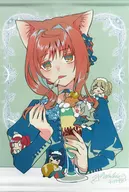 Nekodamari Ver B2 Tapestry "Nekomusume Syndrome Art Collection Production Project" Crowdfunding return gift