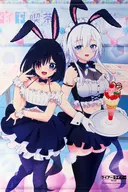 Himmeji Shirayuki & Shiina Tsumugi B2 Tapeçarias com desenhos animados "Blu-ray Mentiroso" Sofmap Mentiroso "Bônus de compra de todos os volumes de anime