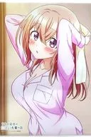 Katase Shiori Anime Drawing B2 Tapestry "Blu-ray Story of a small senior of our company" Animate Mail order Purchase benefits